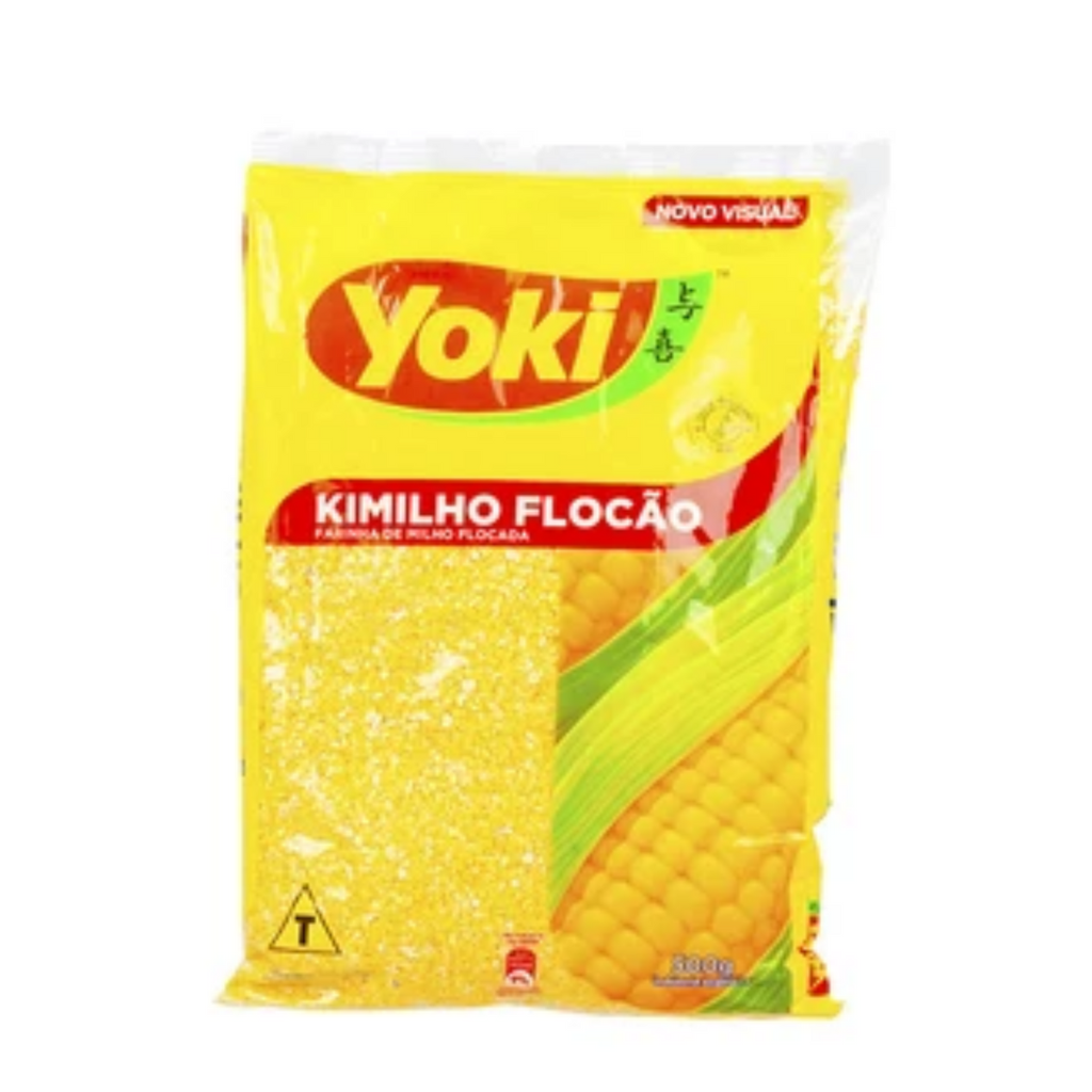 [MER-1210] Yoki Pre-Cooked Kimilho Corn Meal for Cuscuz 500g (Brazilian corn couscous)