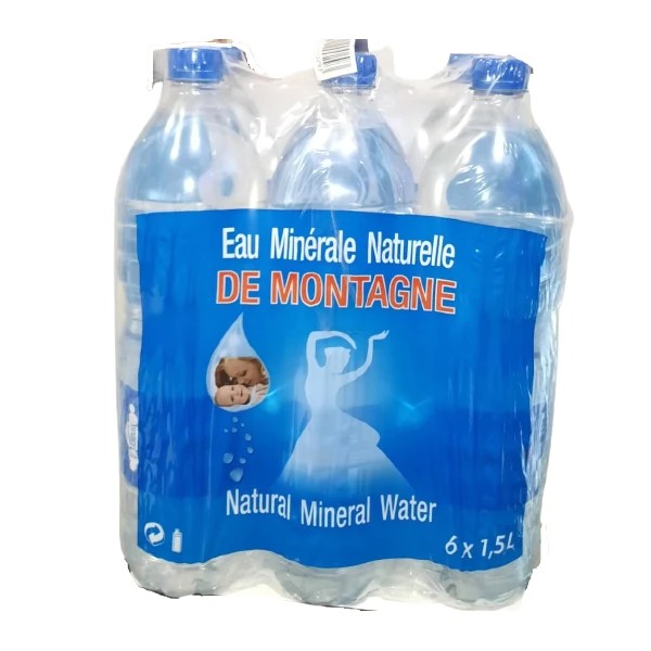 [BEB-0040] Eau Minérale de Montagne 6x1,5L