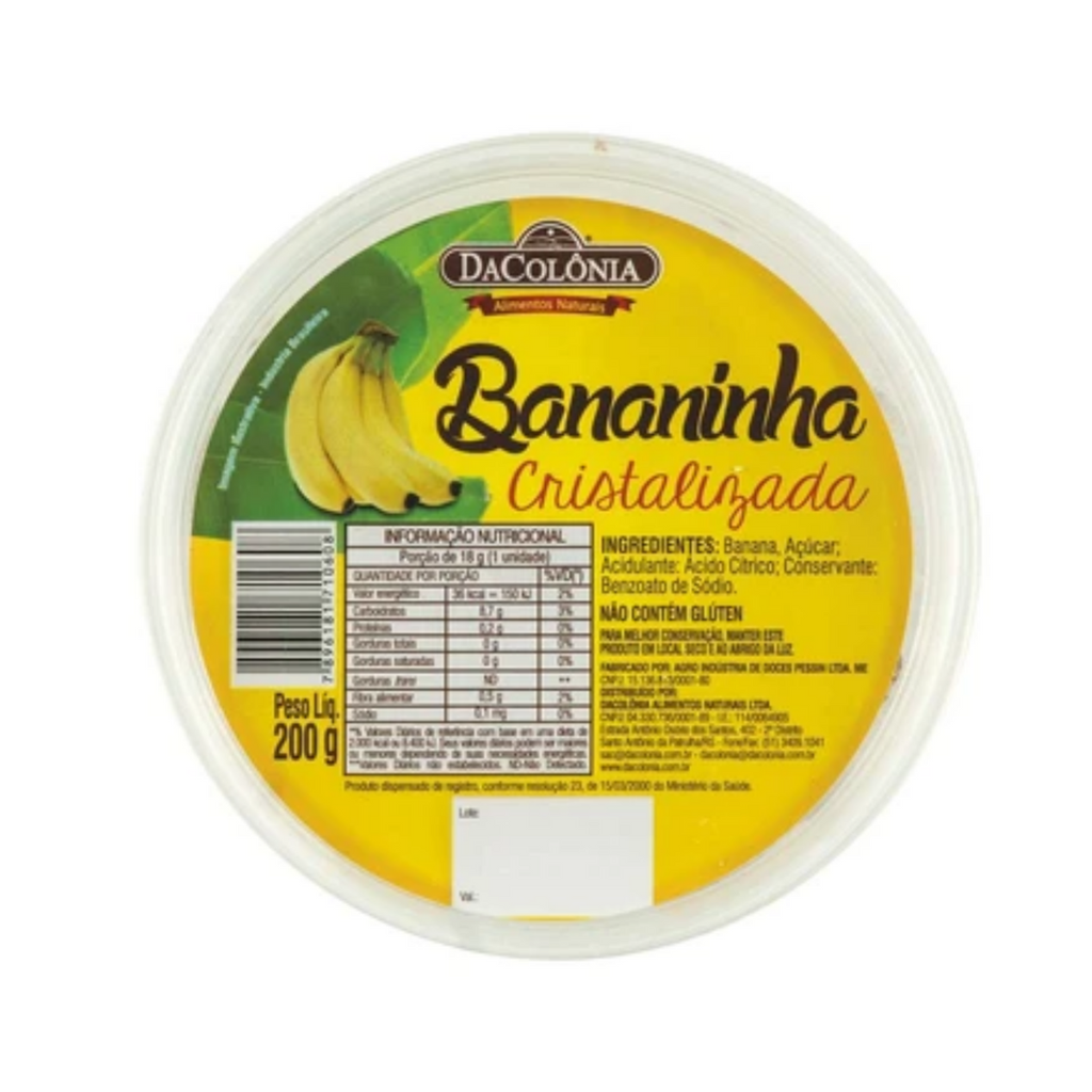[DOC-0010] Gekristalliseerde Bananinha 200g (gekonfijte bananenpasta)