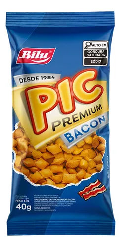 [DOC-0030] Bilu Pic Premium Salgadinho sabor Bacon 40g