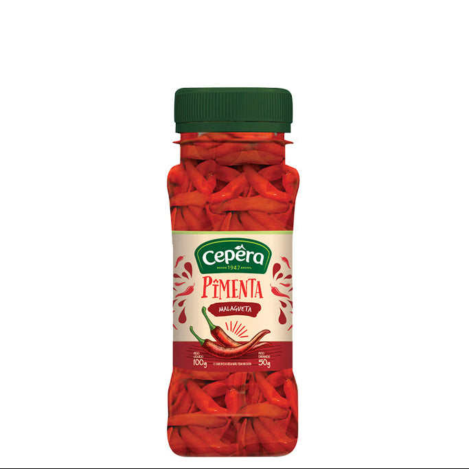[MER-0230] Cepêra Piment Malagueta Rouge en Conserve 100g