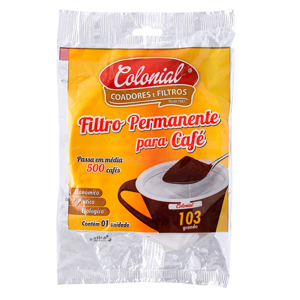 [CAS-0060] Colonial Permanent Coffee Filter nº103 1un
