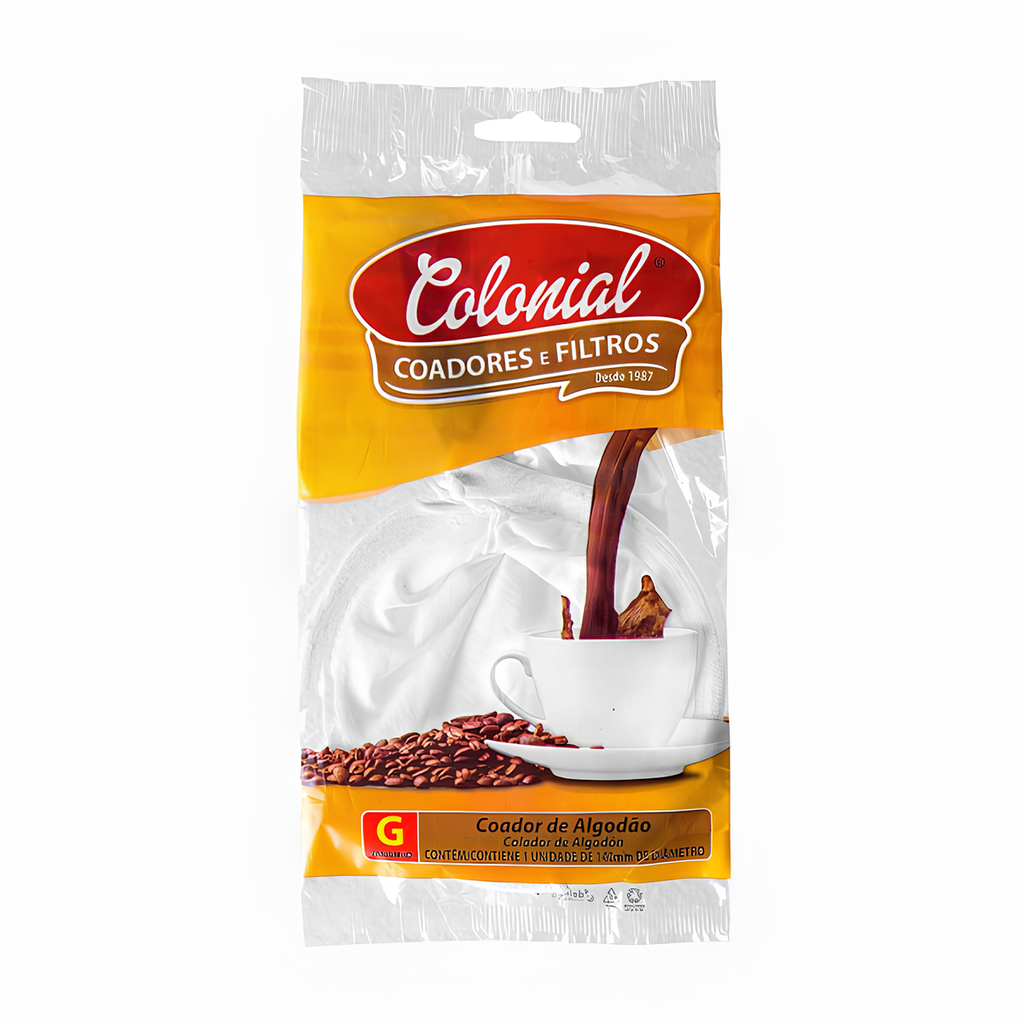 [CAS-0050] Colonial Coador de Pano para Café 1un