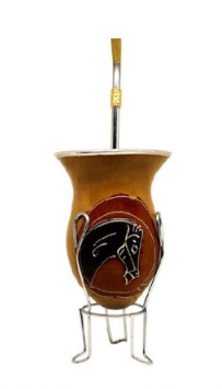 [CAS-0080] Complete Gourd for Chimarrão and Tereré 1un (maté drinking set)