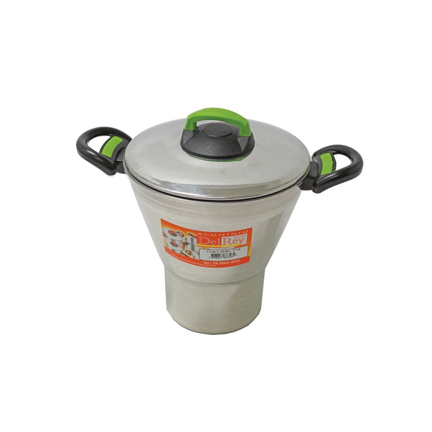 [CAS-0110] Brazilian Polished Aluminium Couscous Steamer nº18 2,9L
