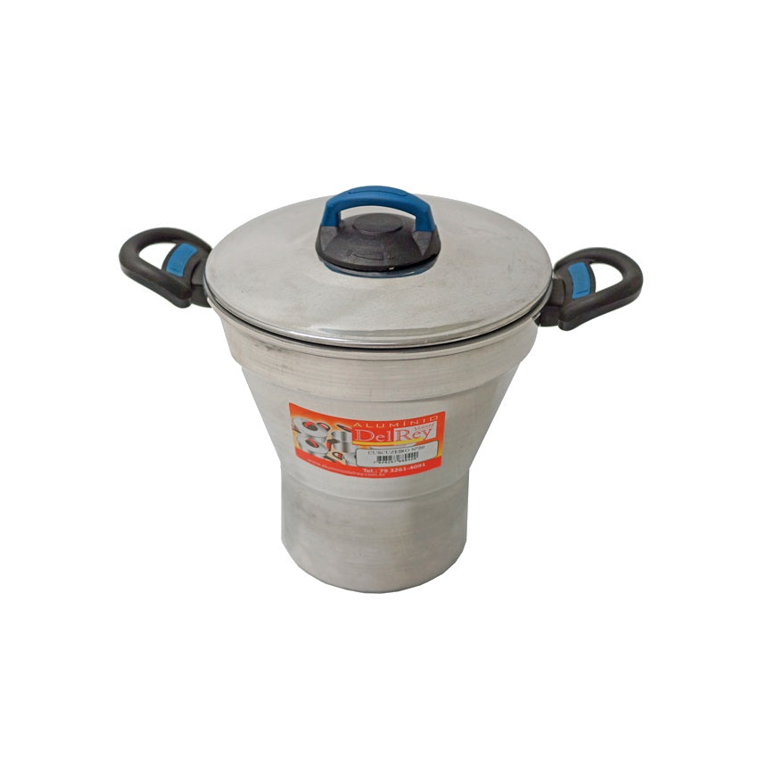 [CAS-0120] Brazilian Polished Aluminium Couscous Steamer nº20 4L