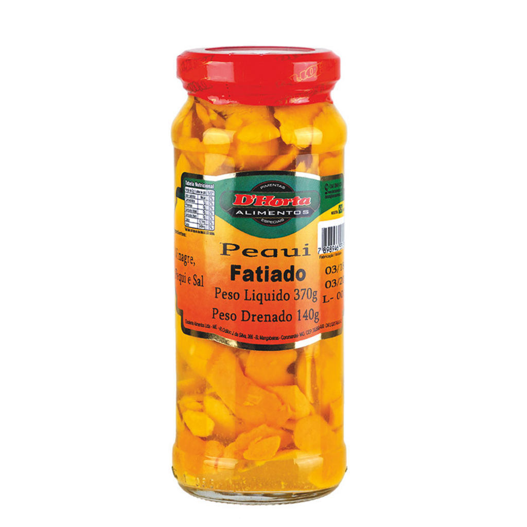 [MER-0360] D'Horta Ingemaakte Gesneden Pequi 310g (Braziliaanse pequivrucht)