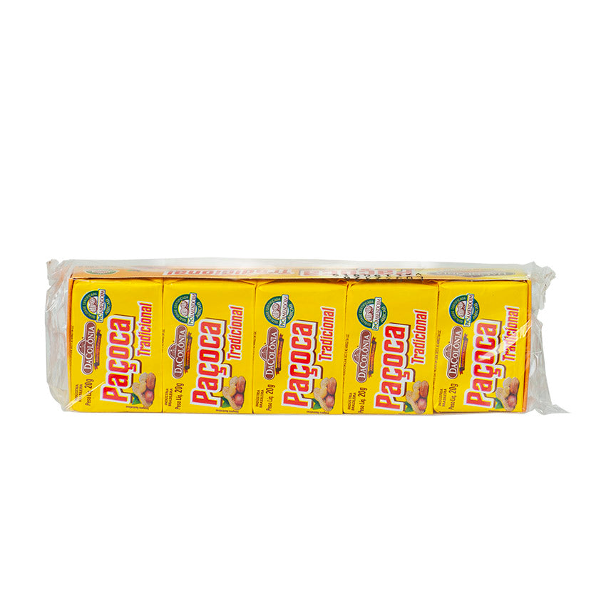 [DOC-0100] Da Colônia Paçoca Retangular Tradicional 180g