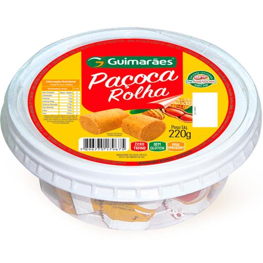 [DOC-0270] Guimarães Paçoca Rolha 220g (confiserie à la cacahuète)