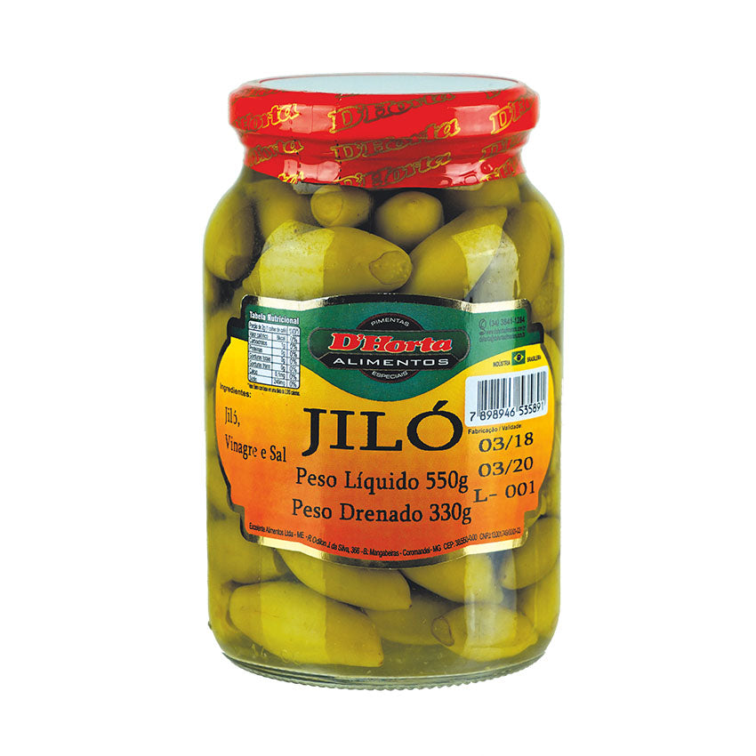 [MER-0330] D'Horta Jiló em Conserva 550g