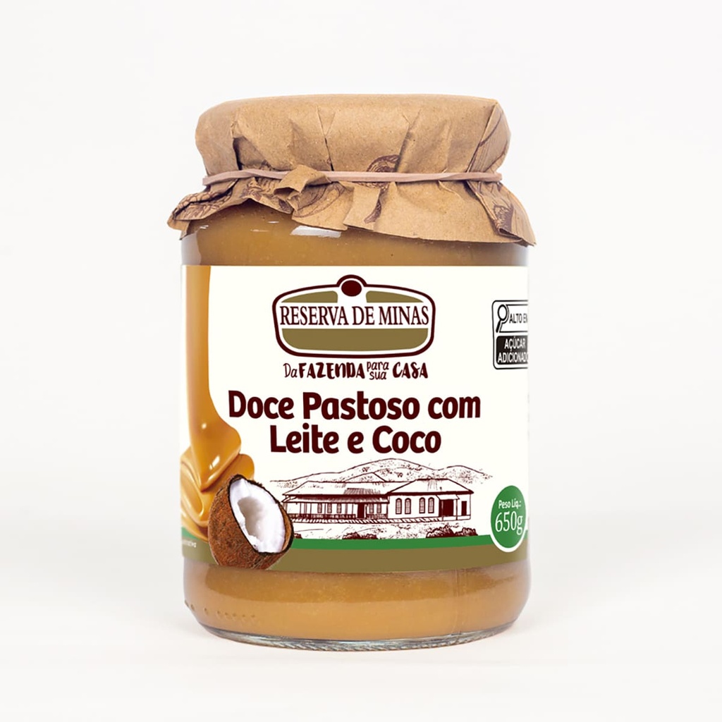 [DOC-0710] Reserva de Minas Doce de Leite with Coconut 650g (milk caramel)