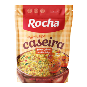 [MER-0740] Rocha Ready-Made Farofa with Onion in Butter 300g (toasted cassava flour)