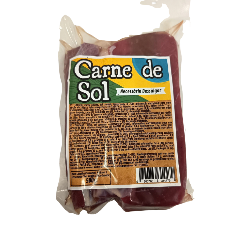 [ACG-0090] Sabor Sertanejo Carne de Sol Vacuüm Verpakt 500g (licht gezouten gedroogd rundvlees)
