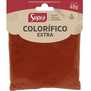 [MER-0980] Supra Colorífico Extra Fort 48g (colorant alimentaire au rocou)