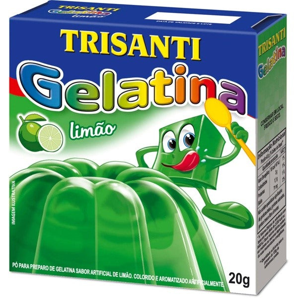 [DOC-0850] Trisanti Gelatina em Pó sabor Limão 20g