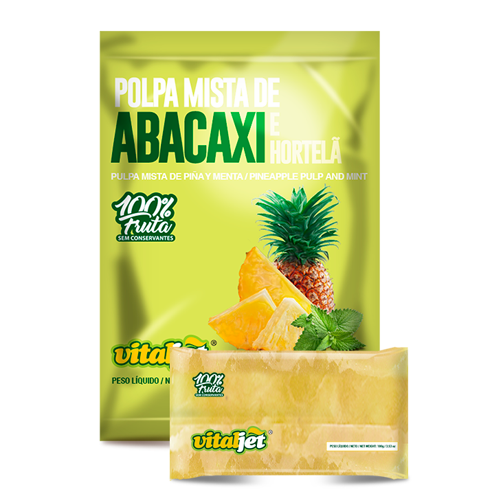 [SAL-0480] Vitaljet Pulpe d'Ananas à la Menthe
