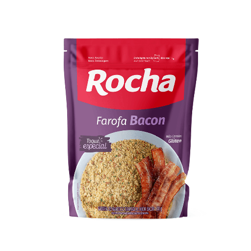Rocha Ready-Made Farofa Bacon Flavour 300g (toasted cassava flour)