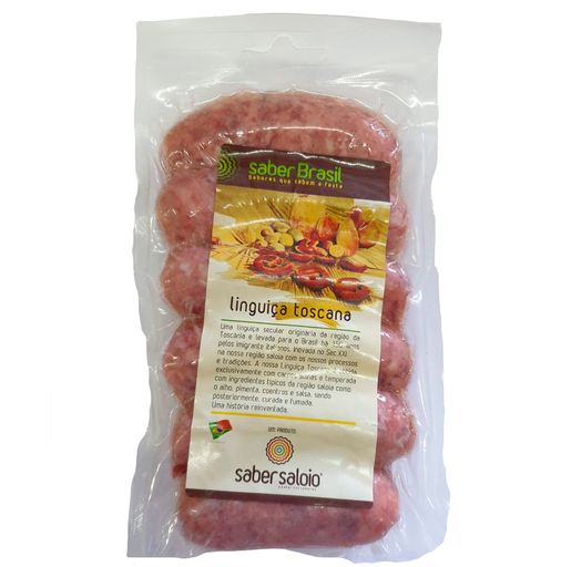 Saber Saloio Linguiça Toscana 6un (Brazilian fresh pork sausage)
